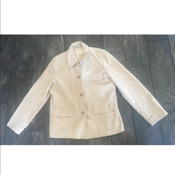 J. Crew Jackets & Blazers - J. Crew Peacoat Size Medium Cream Colored